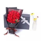 Luxury Elegant Romance Red Rose Soap Bouquet