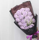 Luxury Elegant Lavender Gradient Rose Soap Bouquet