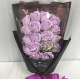 Luxury Elegant Lavender Gradient Rose Soap Bouquet