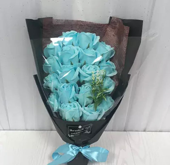 Luxury Elegant Periwinkle Rose Soap Bouquet